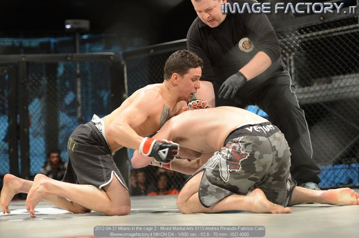 2012-04-21 Milano in the cage 2 - Mixed Martial Arts 0113 Andrea Rinaudo-Fabrizio Calio